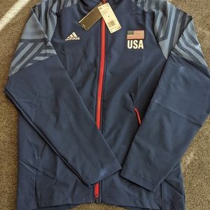 Adidas USA volleyball warm up jacket